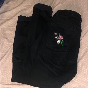 Like new AA black mom jeans